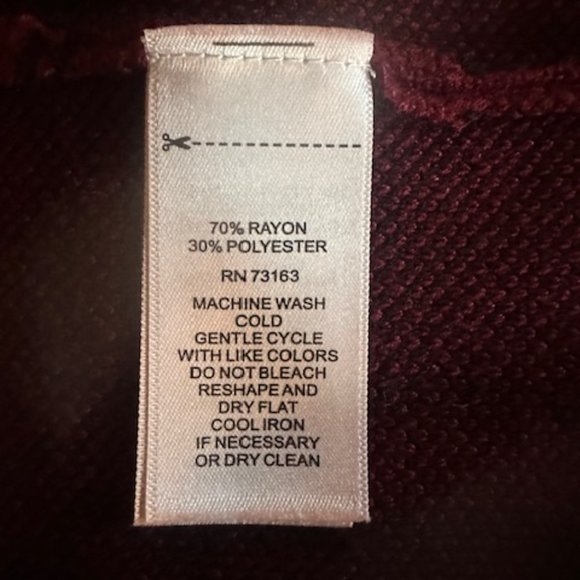 GRAY and GREY Black and Burgundy Maroon Plaid Skirt – L - Picture 6 of 6